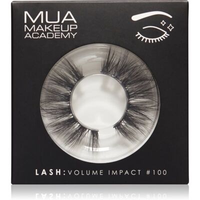 MUA Makeup Academy Lashes Volume Impact faux-cils type #100 1 une paire de MUA Makeup Academy Lashes Volume Impact faux-cils type #100 1 une paire de