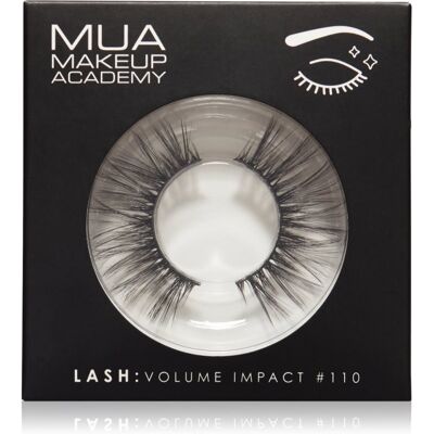 MUA Makeup Academy Lashes Volume Impact faux-cils type #110 1 une paire de MUA Makeup Academy Lashes Volume Impact faux-cils type #110 1 une paire de