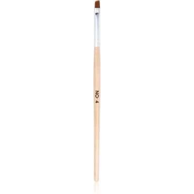 Pinceau en Bois NEONAIL - No. 4 Angled - Pour Gel Pinceau en Bois NEONAIL - No. 4 Angled - Pour Gel