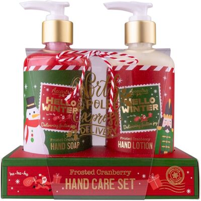 Accentra Hello Winter Frosted Cranberry coffret cadeau de Noël mains parfums Frosted Cranberry Accentra Hello Winter Frosted Cranberry coffret cadeau de Noël mains parfums Frosted Cranberry