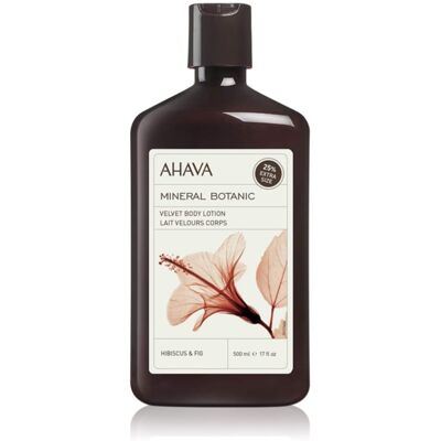 AHAVA Mineral Botanic Hibiscus & Fig lait corporel velouté hibiscus et figue 500 ml AHAVA Mineral Botanic Hibiscus & Fig lait corporel velouté hibiscus et figue 500 ml