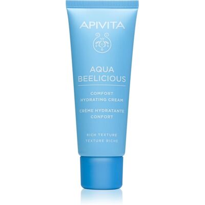 Apivita Aqua Beelicious Comfort Hydrating Cream Rich crème nourrissante visage jour et nuit hydratant 40 ml Apivita Aqua Beelicious Comfort Hydrating Cream Rich crème nourrissante visage jour et nuit hydratant 40 ml