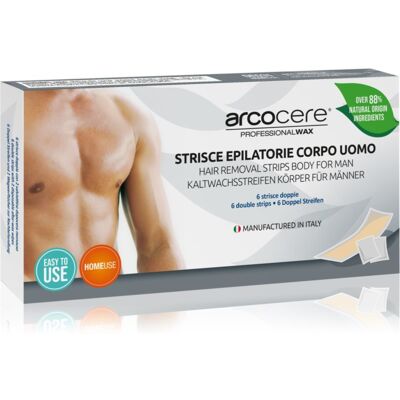 Bandes de Cire M Arcocere pour Hommes - Bandes de Cire Bandes de Cire M Arcocere pour Hommes - Bandes de Cire