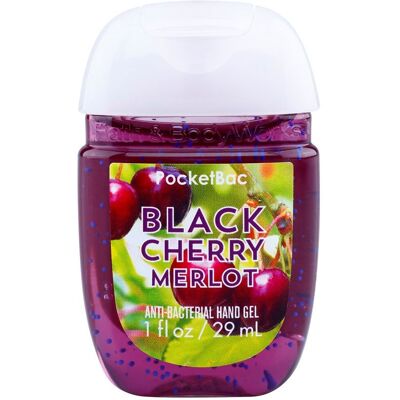 Bath & Body Works PocketBac Black Cherry Merlot gel mains 29 ml Bath & Body Works PocketBac Black Cherry Merlot gel mains 29 ml