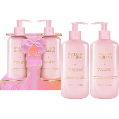 Baylis & Harding Jojoba, Vanilla & Almond Oil coffret cadeau mains Baylis & Harding Jojoba, Vanilla & Almond Oil coffret cadeau mains