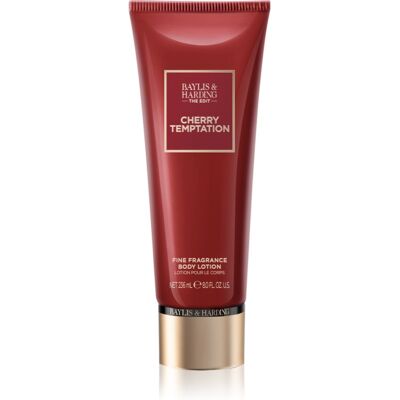 Baylis & Harding The Edit Cherry Temptation lait corporel parfumé pour femme Cherry, Jasmin & Sandalwood 236 ml Baylis & Harding The Edit Cherry Temptation lait corporel parfumé pour femme Cherry, Jasmin & Sandalwood 236 ml