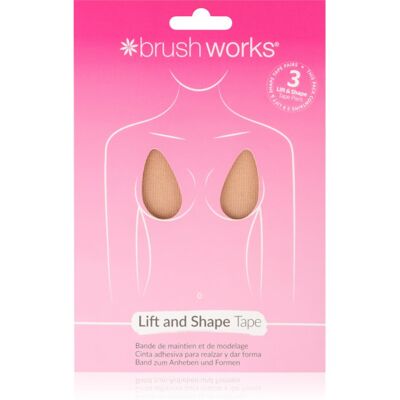 Marque Brushworks Lift & Shape Tape - Ruban pour seins - 3 pièces Marque Brushworks Lift & Shape Tape - Ruban pour seins - 3 pièces