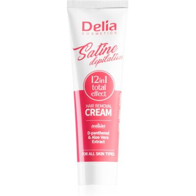 Delia Cosmetics Satine Depilation 12in1 Total Effect - Crème dépilatoire Delia Cosmetics Satine Depilation 12in1 Total Effect - Crème dépilatoire