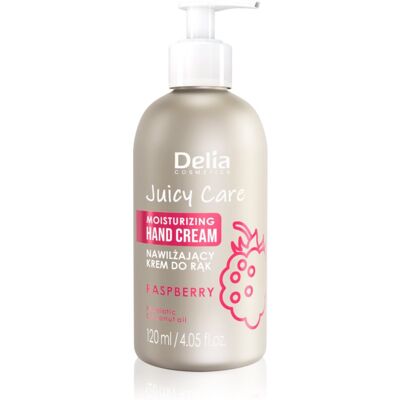 Delia Cosmetics Juicy Care Raspberry crème hydratante mains 120 ml Delia Cosmetics Juicy Care Raspberry crème hydratante mains 120 ml