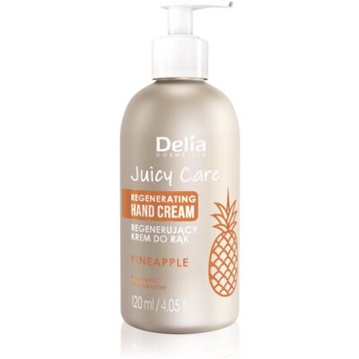 Delia Cosmetics Juicy Care Pineapple crème régénérante mains 120 ml Delia Cosmetics Juicy Care Pineapple crème régénérante mains 120 ml