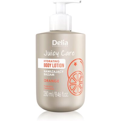 Delia Cosmetics Juicy Care Orange lait corporel hydratant 280 ml Delia Cosmetics Juicy Care Orange lait corporel hydratant 280 ml