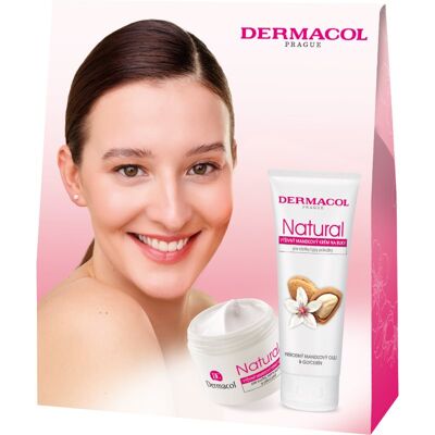 Dermacol Natural coffret cadeau à l'huile d'amande Dermacol Natural coffret cadeau à l'huile d'amande