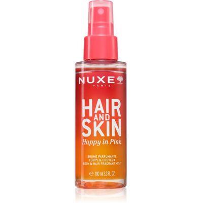 Nuxe Hair & Skin Happy In Pink brume parfumée corps et cheveux pour femme 100 ml Nuxe Hair & Skin Happy In Pink brume parfumée corps et cheveux pour femme 100 ml