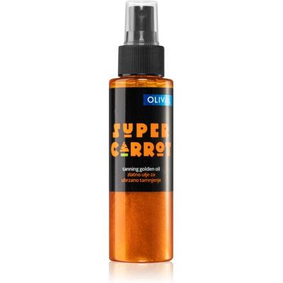 Olival SUPER Carrot Golden Oil huile pailletée qui accélère le bronzage 100 ml Olival SUPER Carrot Golden Oil huile pailletée qui accélère le bronzage 100 ml