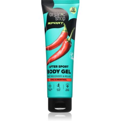 Organic Shop Sport Chili & Menthol gel corporel pour les muscles fatigués 75 ml Organic Shop Sport Chili & Menthol gel corporel pour les muscles fatigués 75 ml