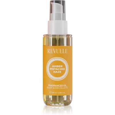 Revuele Amber Pistachio Haze Fragranced Oil huile parfumée corps 100 ml Revuele Amber Pistachio Haze Fragranced Oil huile parfumée corps 100 ml