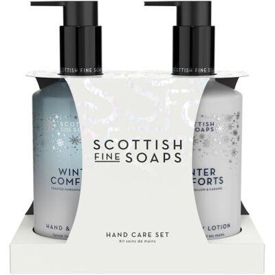 Scottish Fine Soaps Winter Comforts coffret cadeau mains parfums Toasted Marshmallow & Caramel Scottish Fine Soaps Winter Comforts coffret cadeau mains parfums Toasted Marshmallow & Caramel