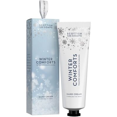 Scottish Fine Soaps Winter Comforts crème mains dans une boîte parfums Toasted Marshmallow & Caramel 75 ml Scottish Fine Soaps Winter Comforts crème mains dans une boîte parfums Toasted Marshmallow & Caramel 75 ml