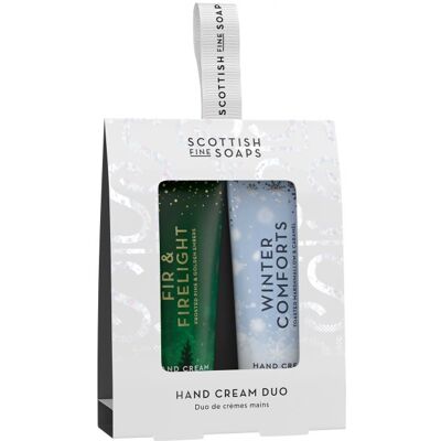 Scottish Fine Soaps Winter Comforts & Fir & Firelight coffret cadeau mains 2x30 ml Scottish Fine Soaps Winter Comforts & Fir & Firelight coffret cadeau mains 2x30 ml