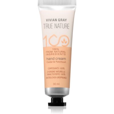 Vivian Gray True Nature Cedar & Patchouli crème hydratante mains 30 ml Vivian Gray True Nature Cedar & Patchouli crème hydratante mains 30 ml
