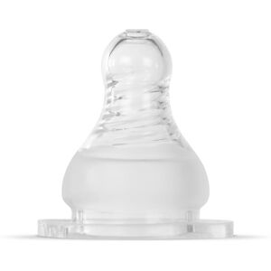 Baboo Liquid Silicone Teat Fast Flow tétine pour biberon Narrow Neck 6m+ 2 pcs Baboo Liquid Silicone Teat Fast Flow tétine pour biberon Narrow Neck 6m+ 2 pcs