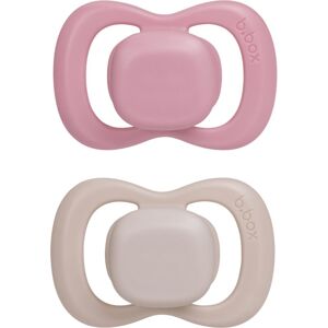 Suceur en silicone b.box 6m+ 2 pièces - Rose clair & foncé - Sucette Suceur en silicone b.box 6m+ 2 pièces - Rose clair & foncé - Sucette