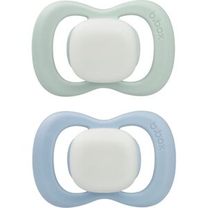 B.Box Glow 0-6m tétine Sky/Sage 2 pcs B.Box Glow 0-6m tétine Sky/Sage 2 pcs