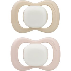 B.Box Glow 6m+ tétine Blush/Latte 2 pcs B.Box Glow 6m+ tétine Blush/Latte 2 pcs