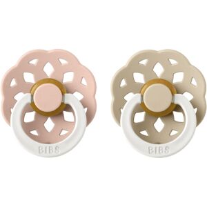 BIBS Boheme Natural Rubber Night Size 1: 0+ months tétine Blush / Vanila 2 pcs BIBS Boheme Natural Rubber Night Size 1: 0+ months tétine Blush / Vanila 2 pcs