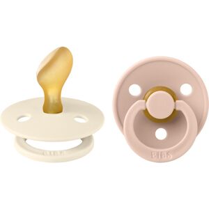 BIBS Colour Size 2: Anatomical 6+ months tétine Ivory / Blush 2 pcs BIBS Colour Size 2: Anatomical 6+ months tétine Ivory / Blush 2 pcs