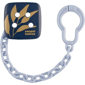 Canpol babies Gold Soothers Holder attache-tétine avec chaînette Blue 1 pcs Canpol babies Gold Soothers Holder attache-tétine avec chaînette Blue 1 pcs