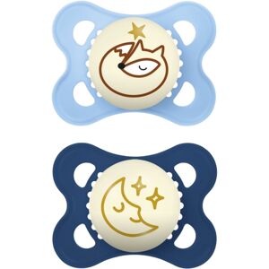 MAM Original Night 0m+ tétine Blue 2 pcs MAM Original Night 0m+ tétine Blue 2 pcs