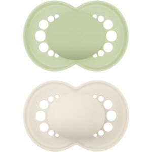 MAM Original 16m+ tétine Green/ Beige 2 pcs MAM Original 16m+ tétine Green/ Beige 2 pcs