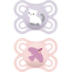 MAM Perfect 0+m, dbl box tétine Pink/ Purple 2 pcs MAM Perfect 0+m, dbl box tétine Pink/ Purple 2 pcs