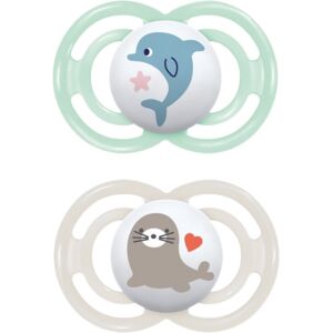 MAM Perfect 6+ months tétine Mint/ Grey 2 pcs MAM Perfect 6+ months tétine Mint/ Grey 2 pcs