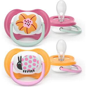 Philips Avent Ultra Air SCF080/27 6-18 m tétine Girl 2 pcs Philips Avent Ultra Air SCF080/27 6-18 m tétine Girl 2 pcs