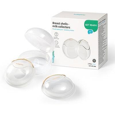 BabyOno Get Ready Breast Milk Collector coquilles recueil-lait 2x20 ml BabyOno Get Ready Breast Milk Collector coquilles recueil-lait 2x20 ml