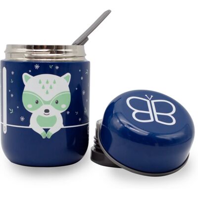 BBLÜV Foöd boîte isotherme Blue Racoon 300 ml BBLÜV Foöd boîte isotherme Blue Racoon 300 ml