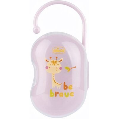Étui à Sucette Rose Double Chicco - Rangement pour Sucettes bébé Étui à Sucette Rose Double Chicco - Rangement pour Sucettes bébé