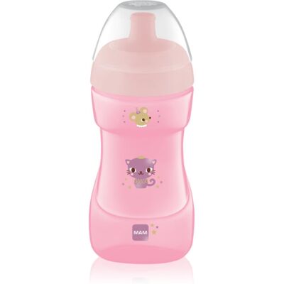 MAM Coupe Sport Rose 330ml Bouteille pour enfants - Bouteille enfantine MAM Coupe Sport Rose 330ml Bouteille pour enfants - Bouteille enfantine