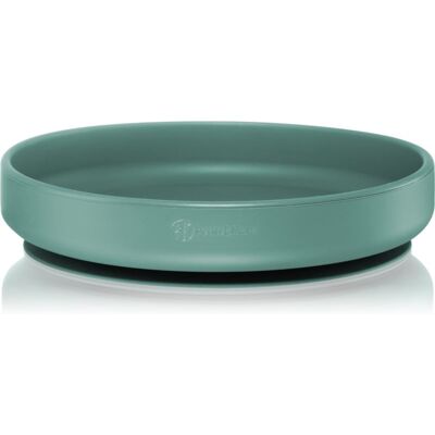 Petite&Mars Take&Match Assiette en Silicone - Vert Brume - Assiette Petite&Mars Take&Match Assiette en Silicone - Vert Brume - Assiette