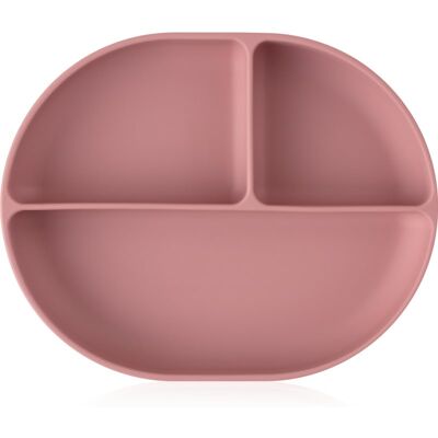 PETITEMARS Petite&Mars Dusty Rose Assiette Bébé - Avec Ventouse PETITEMARS Petite&Mars Dusty Rose Assiette Bébé - Avec Ventouse