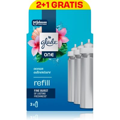 GLADE ONE Ocean Adventure recharge pour le désodorisant 3x10 ml GLADE ONE Ocean Adventure recharge pour le désodorisant 3x10 ml