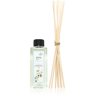 ípuro Essentials Cotton Fields recharge pour diffuseur d'huiles essentielles + bâtons de recharge pour diffuseur d'huiles essentielles 200 ml ípuro Essentials Cotton Fields recharge pour diffuseur d'huiles essentielles + bâtons de recharge pour diffuseur d'huiles essentielles 200 ml