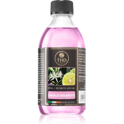 THD Ricarica Sandalo E Bergamotto recharge pour diffuseur d'huiles essentielles 300 ml THD Ricarica Sandalo E Bergamotto recharge pour diffuseur d'huiles essentielles 300 ml