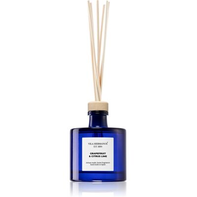 Vila Hermanos Apothecary Cobalt Blue Grapefruit & Citrus Lime diffuseur d'huiles essentielles 100 ml Vila Hermanos Apothecary Cobalt Blue Grapefruit & Citrus Lime diffuseur d'huiles essentielles 100 ml