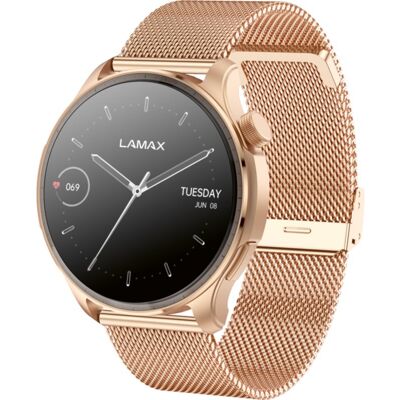 LAMAX Electronics Prism AMOLED Rose Gold montre intelligente 1 pcs LAMAX Electronics Prism AMOLED Rose Gold montre intelligente 1 pcs