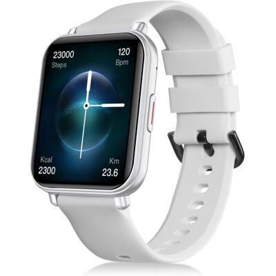 Montre intelligente Niceboy Watch 4 Argent Arctique - Tracker d'activité Montre intelligente Niceboy Watch 4 Argent Arctique - Tracker d'activité