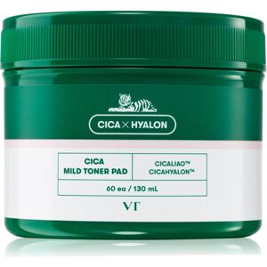 VT Cosmetics Cica Mild Toner Pad - Soin Douceur Peau Sensible - 60 pcs VT Cosmetics Cica Mild Toner Pad - Soin Douceur Peau Sensible - 60 pcs