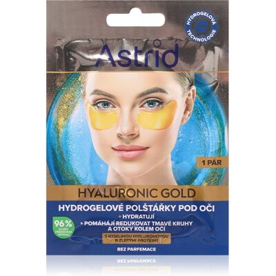 Masque pour les yeux Hyaluronic Gold d'Astrid - Réduit le gonflement Masque pour les yeux Hyaluronic Gold d'Astrid - Réduit le gonflement